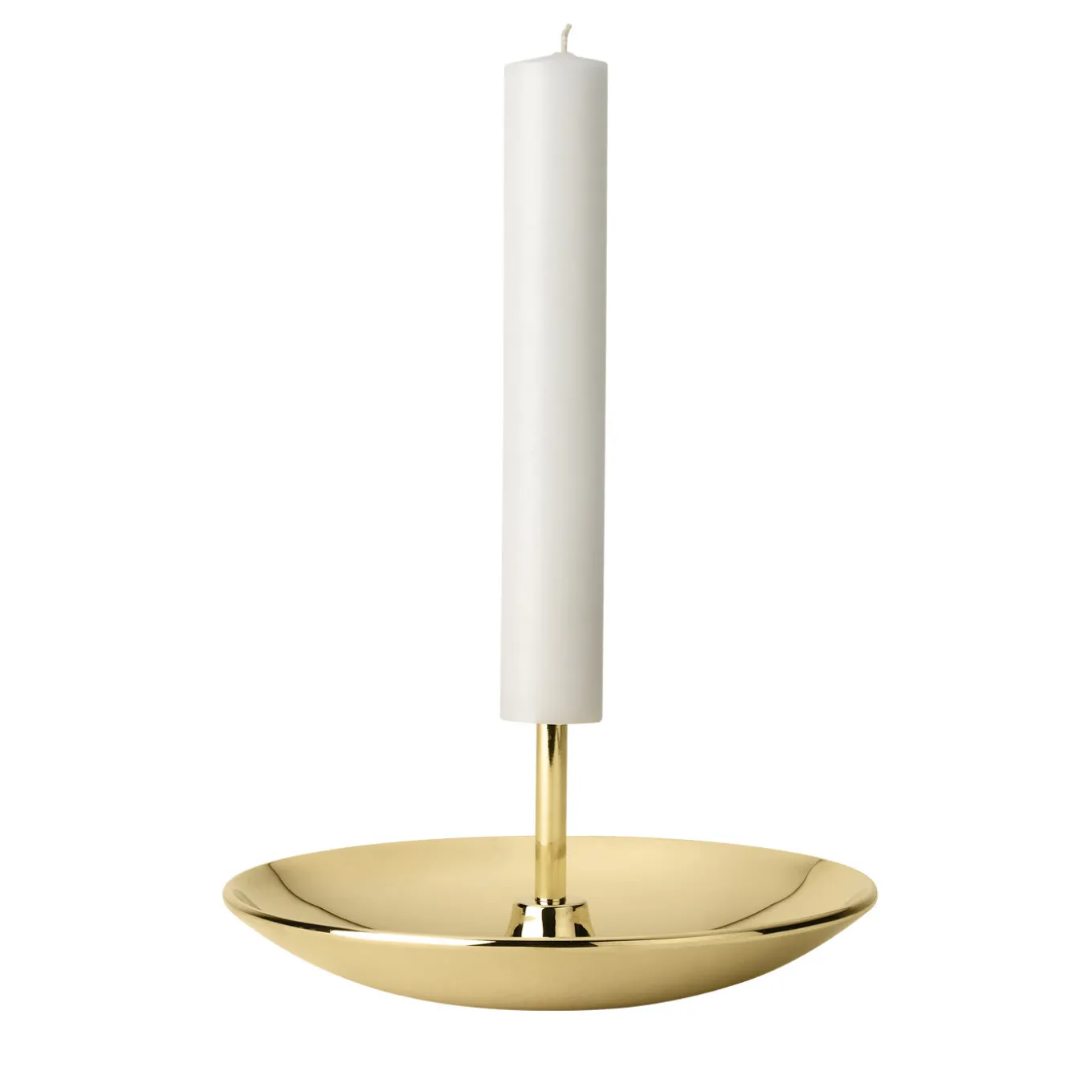 Portacandele oro in ottone lucido di Studio Job