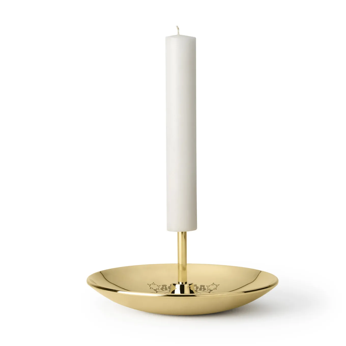 Portacandele oro in ottone lucido di Studio Job