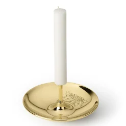 Portacandele oro in ottone lucido di Studio Job
