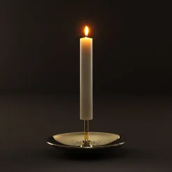 Portacandele oro in ottone lucido di Studio Job