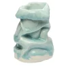 Portacandele Stones in Porcellana Azzurro Chiaro #3