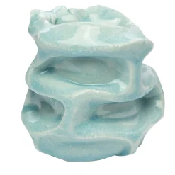 Portacandele Stones in Porcellana Azzurro Chiaro #2