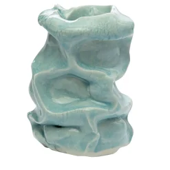 Portacandele Stones in Porcellana Azzurro Chiaro #1