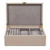 Portagioie Prestige in pelle beige