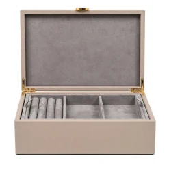Portagioie Prestige in pelle beige