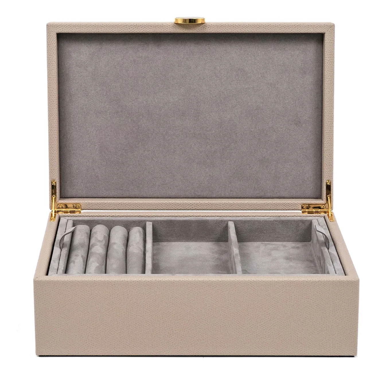 Portagioie Prestige in pelle beige