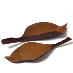 Portaoggetti piccolo Acqua Leaf bicolore di Oscar Maschera
