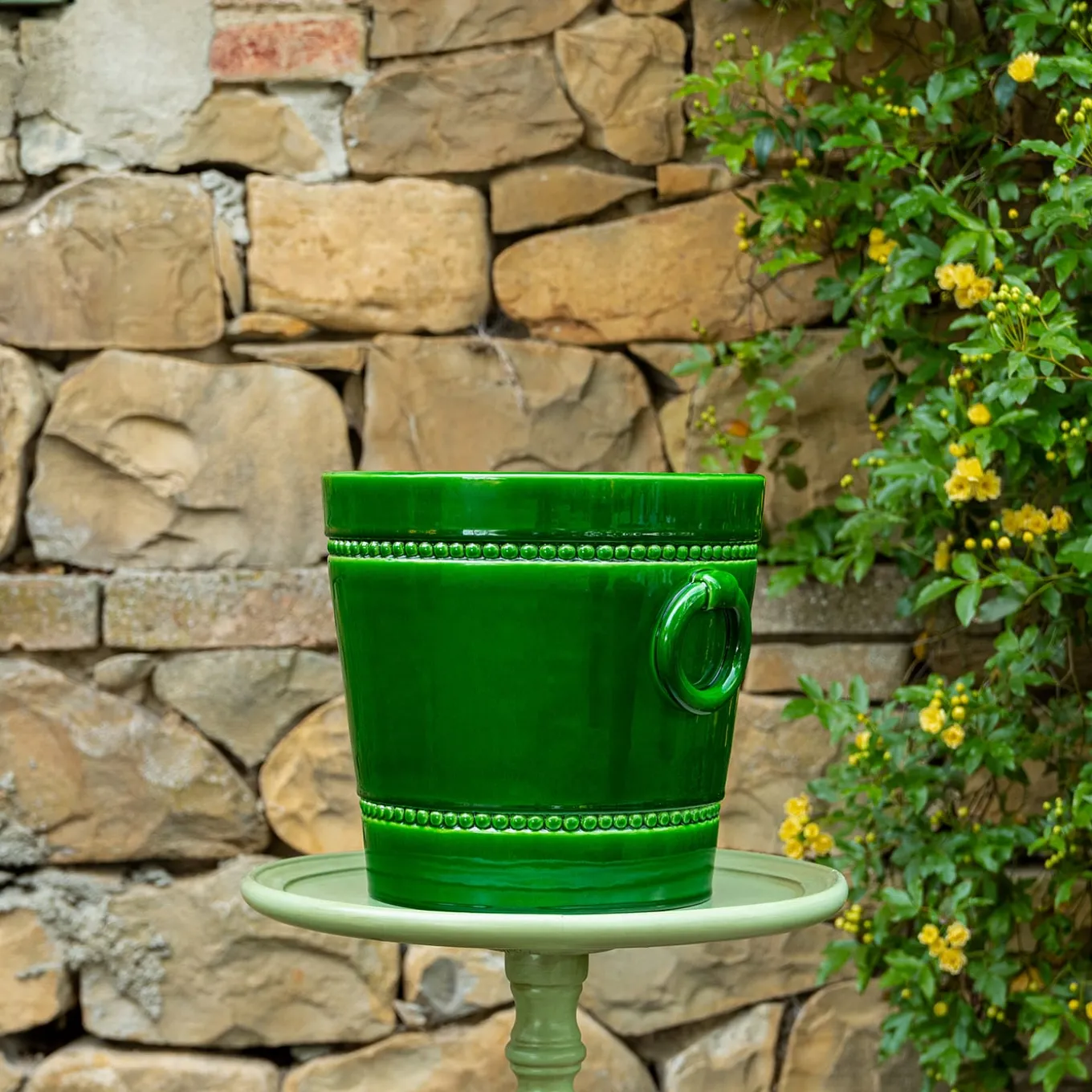 Portavaso decorativo Seau À Glace verde
