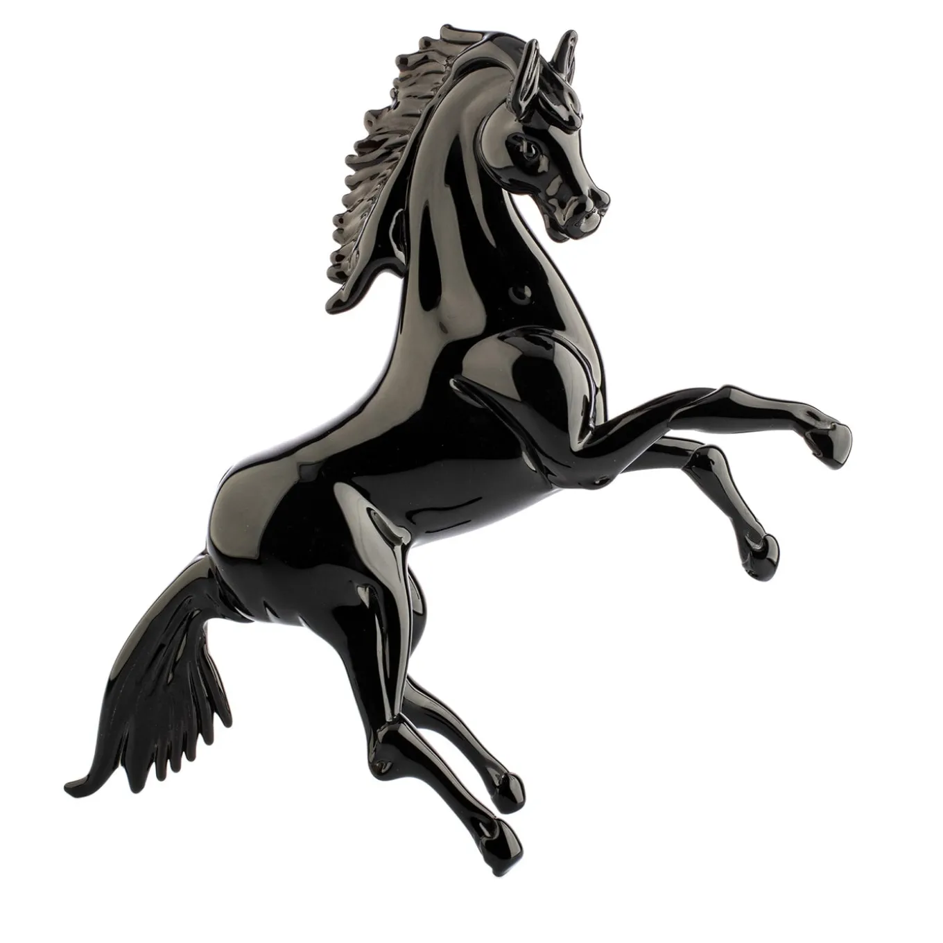 Rampante Scultura zoomorfa nera