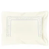 Roma Off White & Light Blue US King Sham