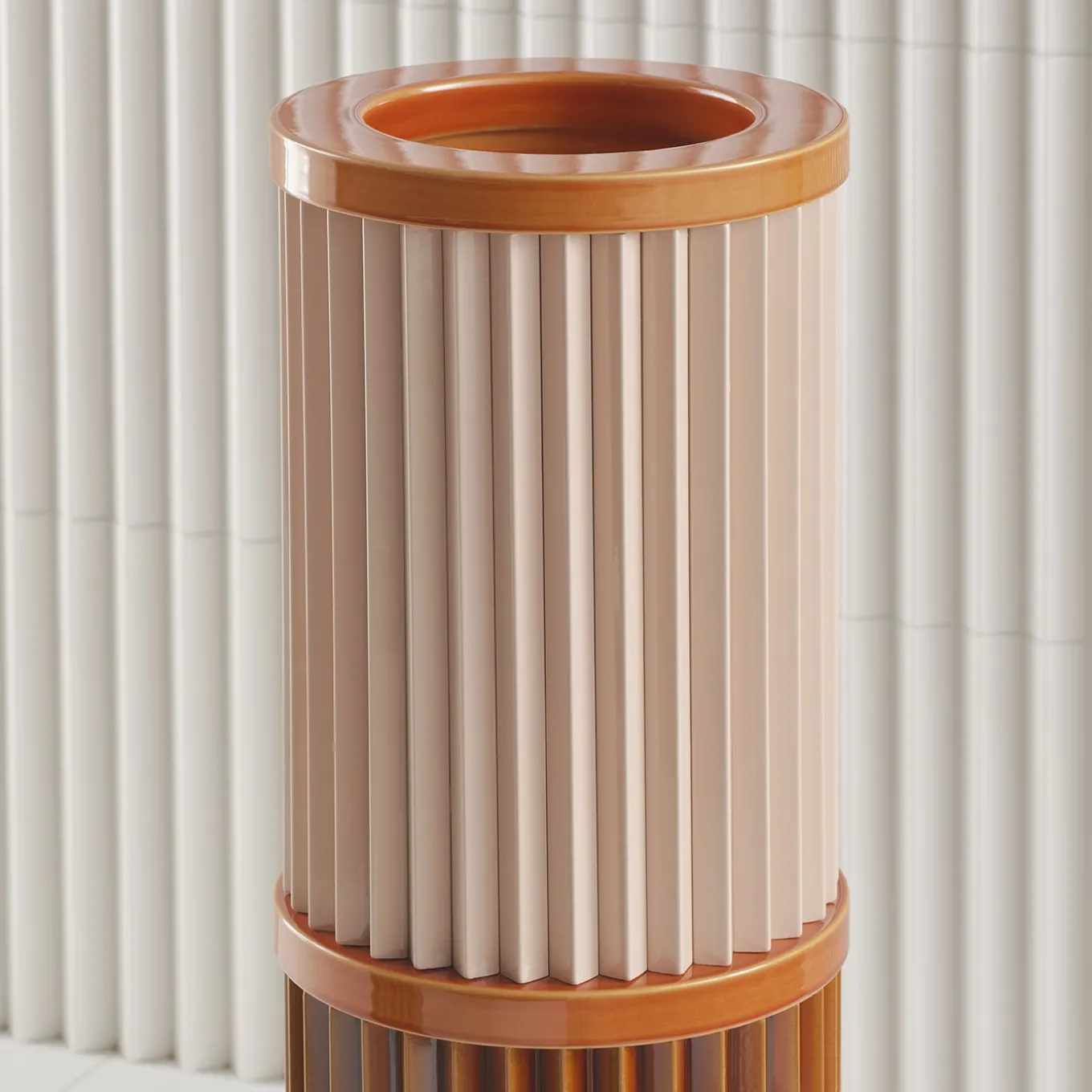 Rombini B VAso Marrone e Rosa di Ronan e Erwan Bouroullec