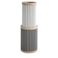Rombini C Vaso Bianco e Grigio di Ronan e Erwan Bouroullec