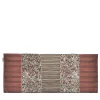 Runner da letto Damasco Blooming Antiqued Pink
