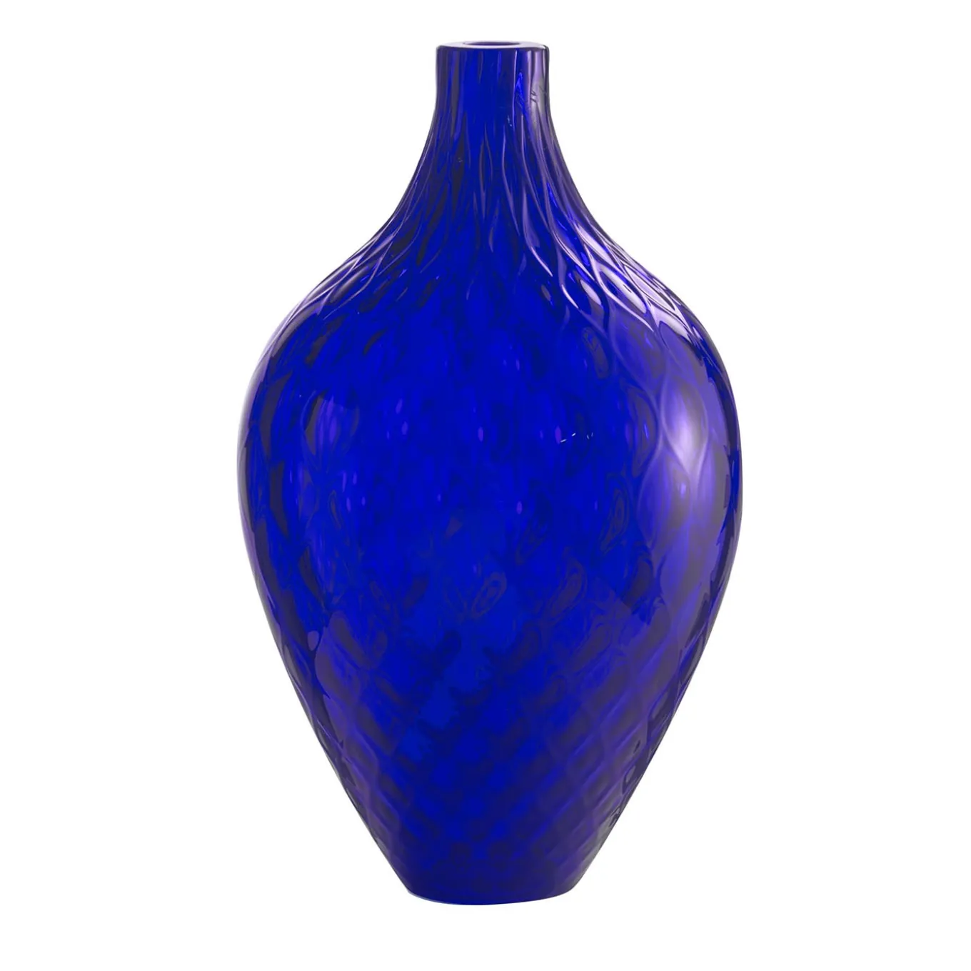 Samarcanda Vaso decorativo alto Balloton blu