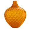 Samarcanda Vaso decorativo medio arancione Balloton