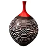 Scacchi Optical Vaso nero/bianco/rosso