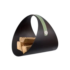 Scaffale per legna da ardere e riviste Ben Eucalyptus Wenge