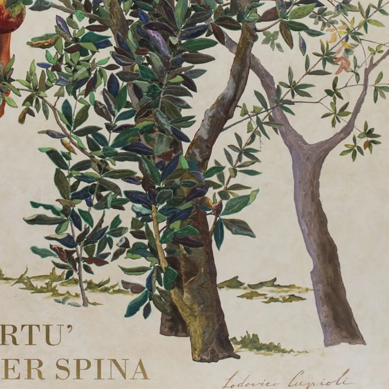 Scagliola e olio a rilievo di Lodovico Cupioli