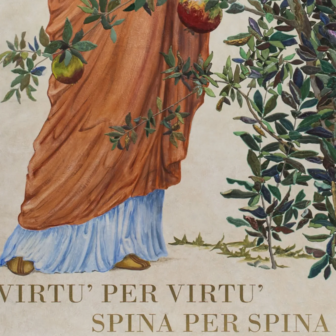 Scagliola e olio a rilievo di Lodovico Cupioli
