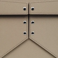 Scatola armadio Origami in pelle marrone chiaro
