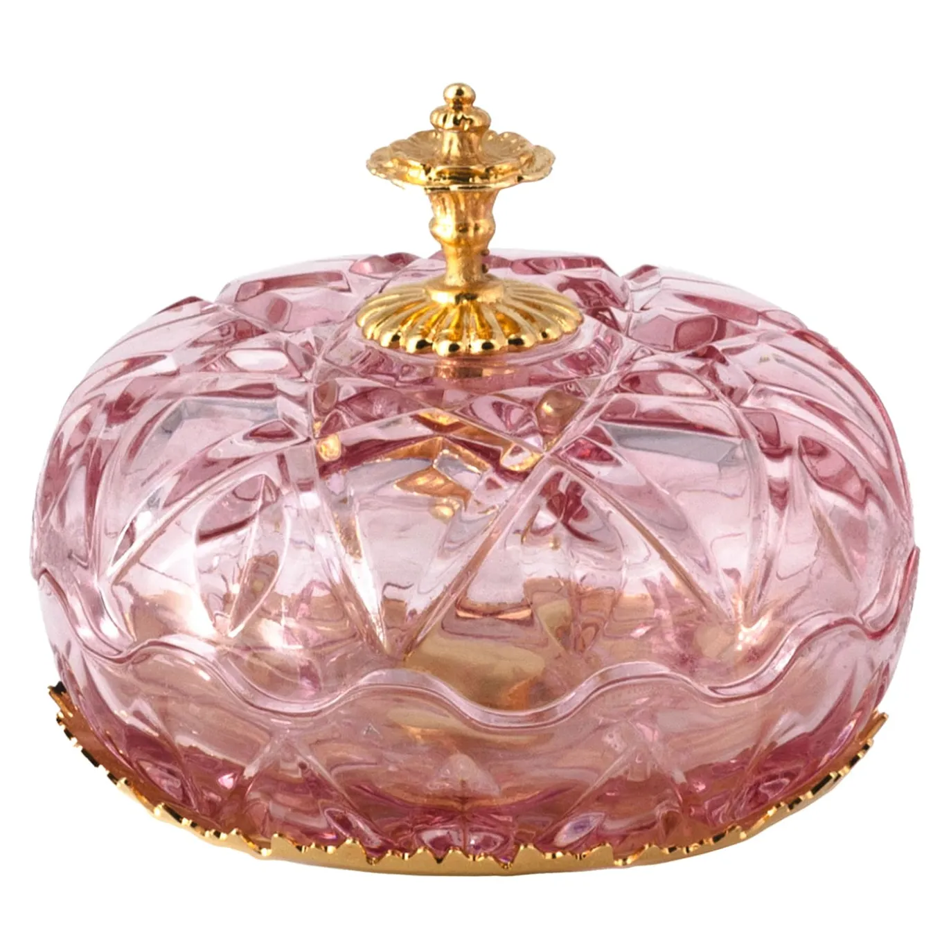 Scatola di cristallo rosa