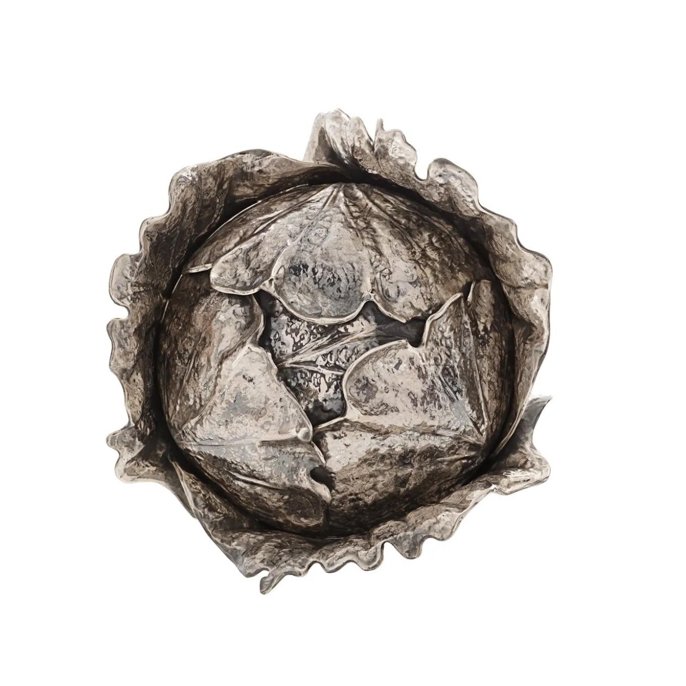 Scatola in argento sterling Secret Cabbage