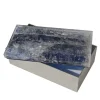 Scatola in ottone di quarzo blu