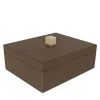 Scatola marrone con coperchio