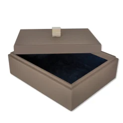 Scatola marrone con coperchio