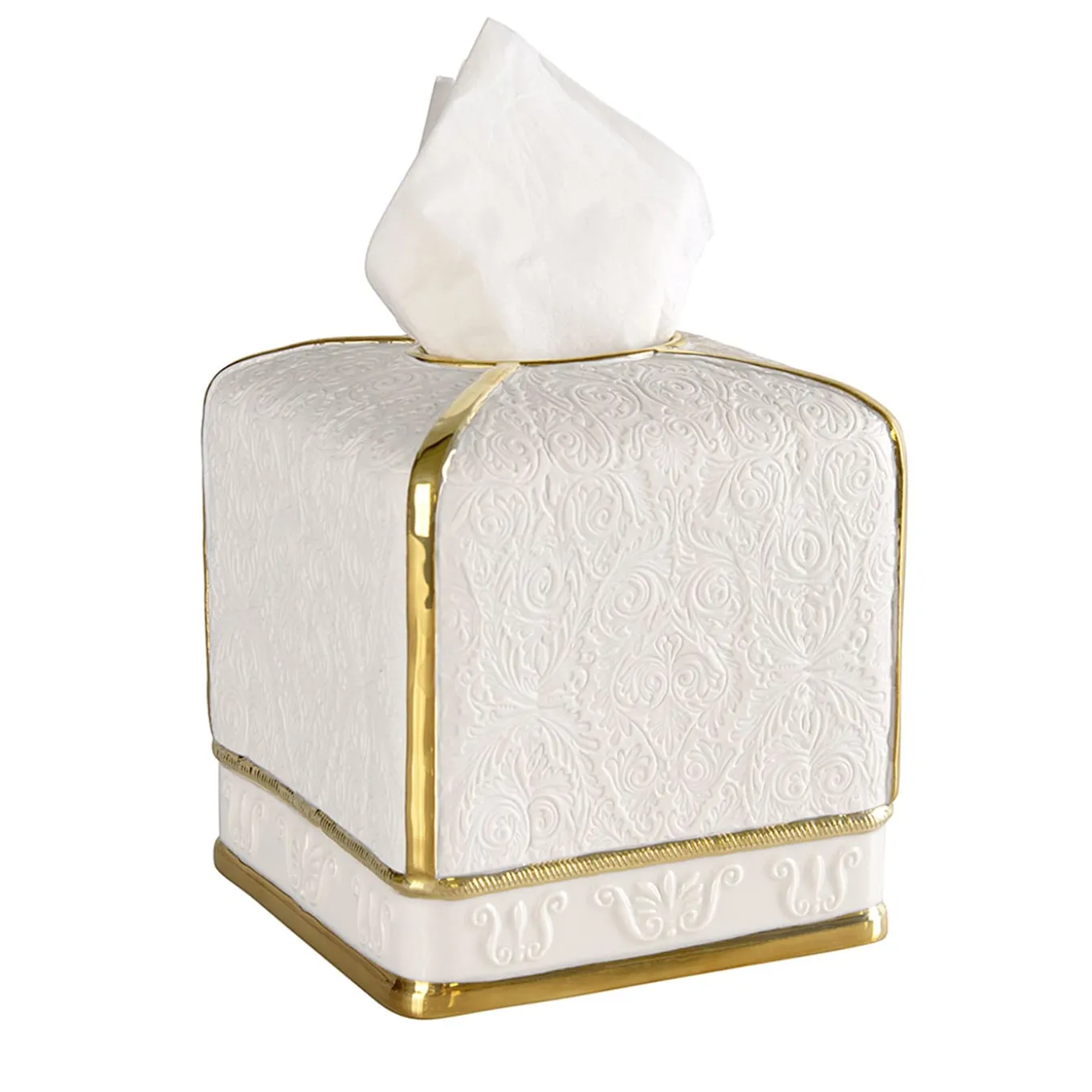SCATOLA PER FAZZOLETTI AMOUR SECRET - BIANCO