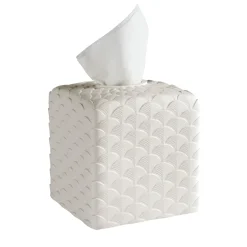SCATOLA PER FAZZOLETTI DI CARTA PAVONE - BIANCO #2