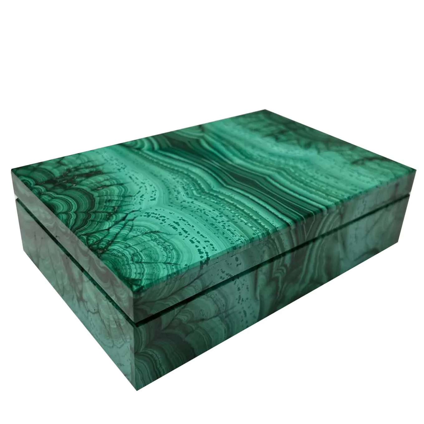 Scatola per gioielli in malachite Bahria