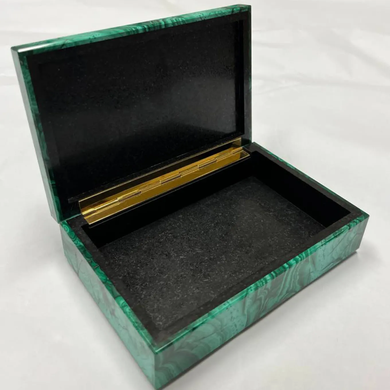 Scatola per gioielli in malachite Bahria