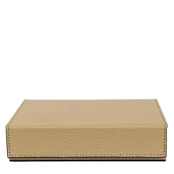 Scatola porta carte da gioco beige