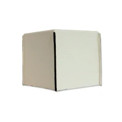 Scatola Portafazzoletti in Bianco Mistico