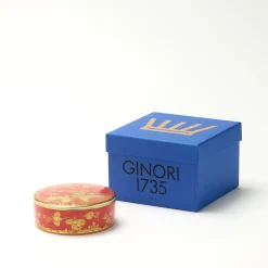 Scatola Portaoggetti Grande Rotonda Oriente Italiano Rubrum