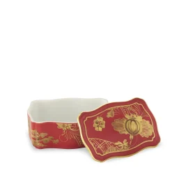 Scatola Portaoggetti Piccola Oriente Italiano Rubrum