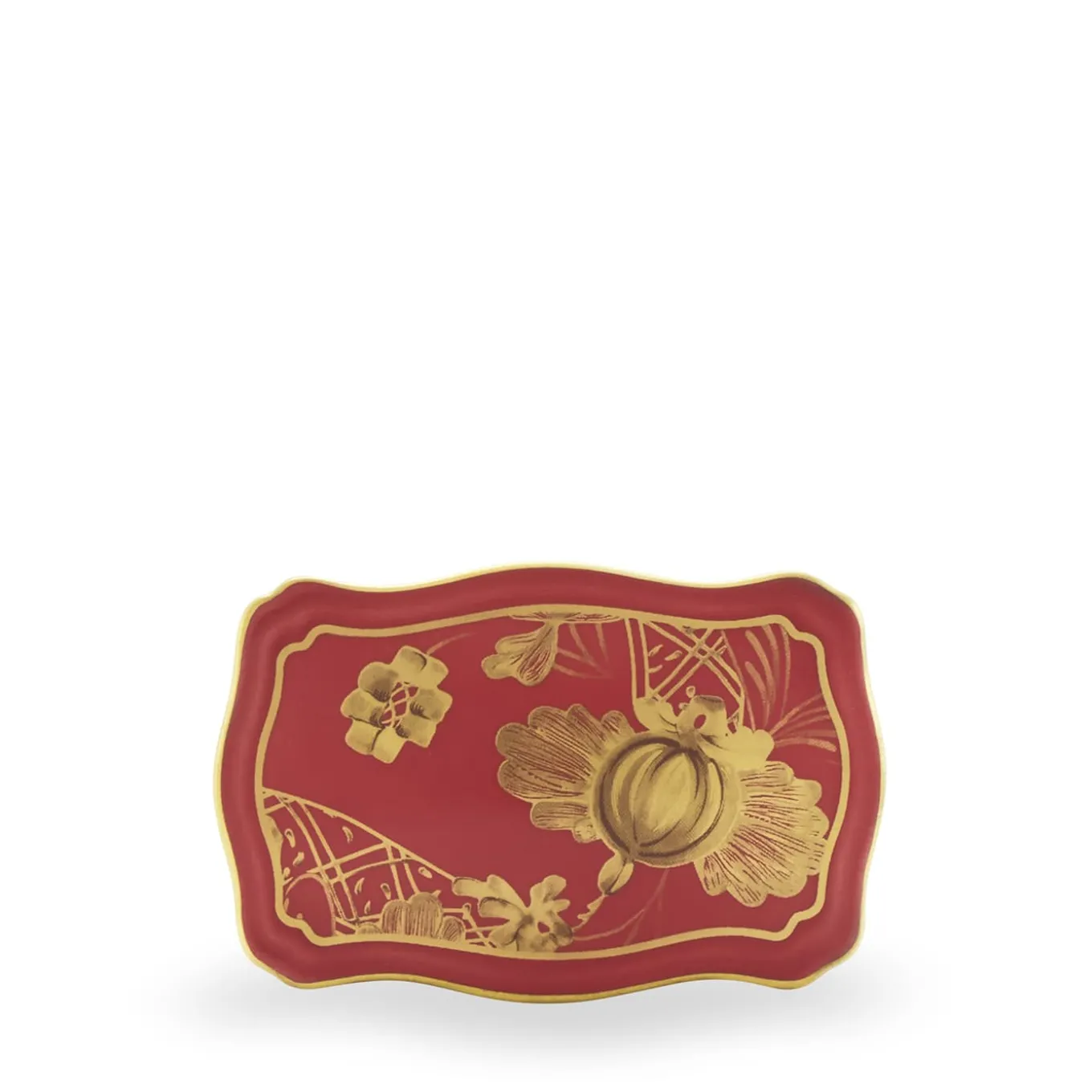Scatola Portaoggetti Piccola Oriente Italiano Rubrum