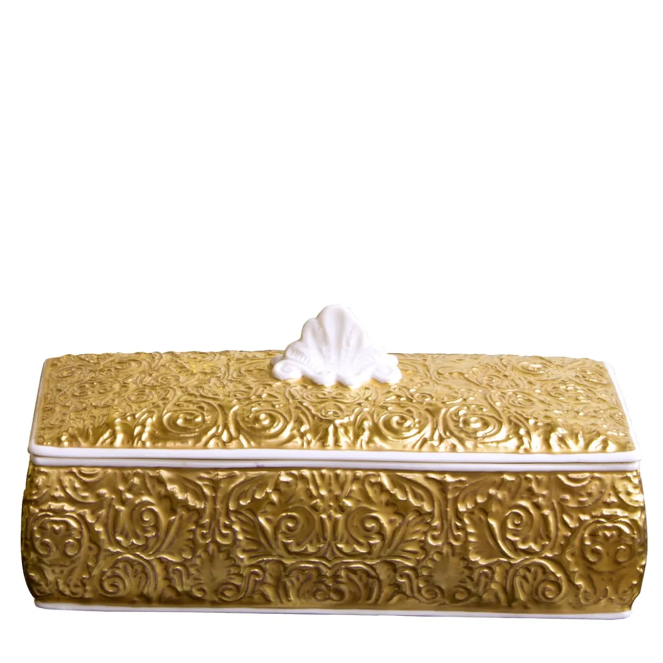SCATOLA RETTANGOLARE AMOUR - ORO