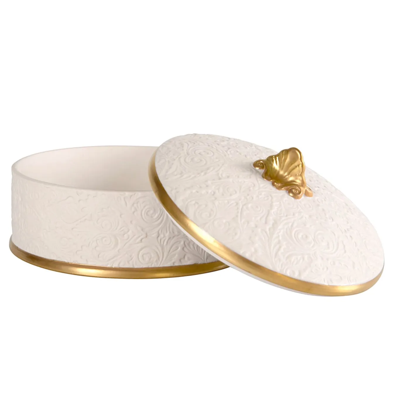 SCATOLA ROTONDA AMOUR SECRET - BIANCO