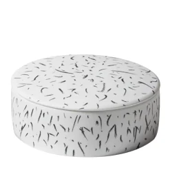 Scatola rotonda in bianco e nero Post Scriptum di Formafantasma #1
