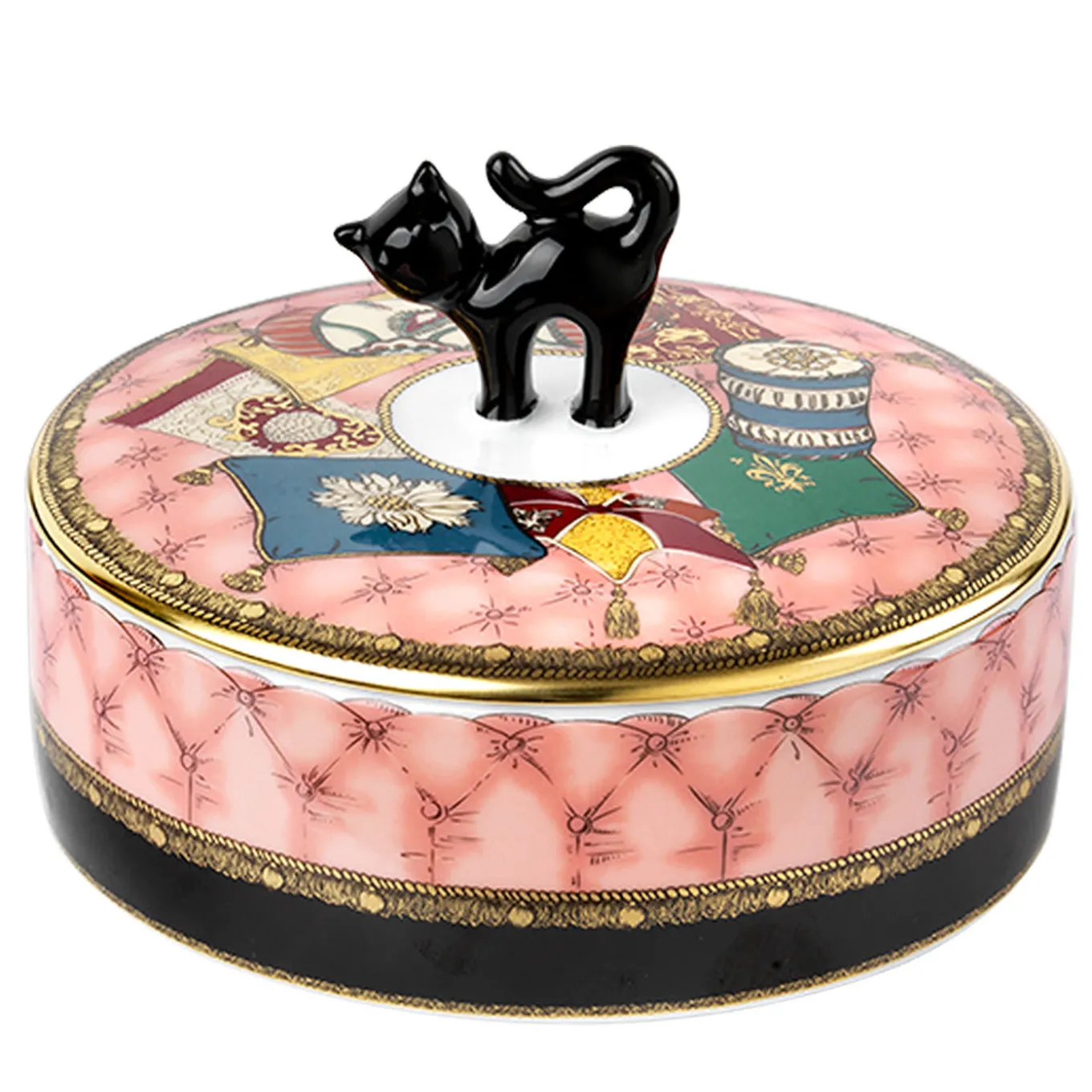 Scatola rotonda Totem Cat