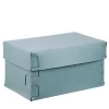 Scatola Snob in pelle blu chiaro #1