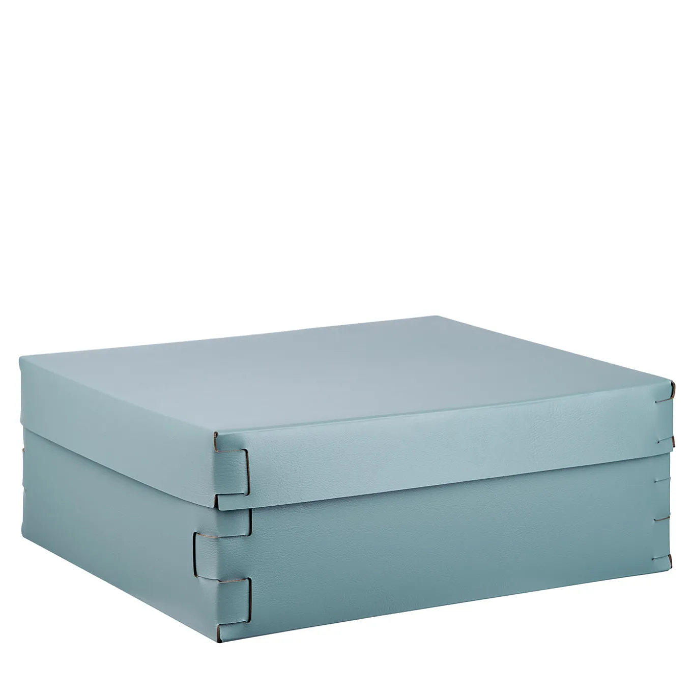 Scatola Snob in pelle blu chiaro #2