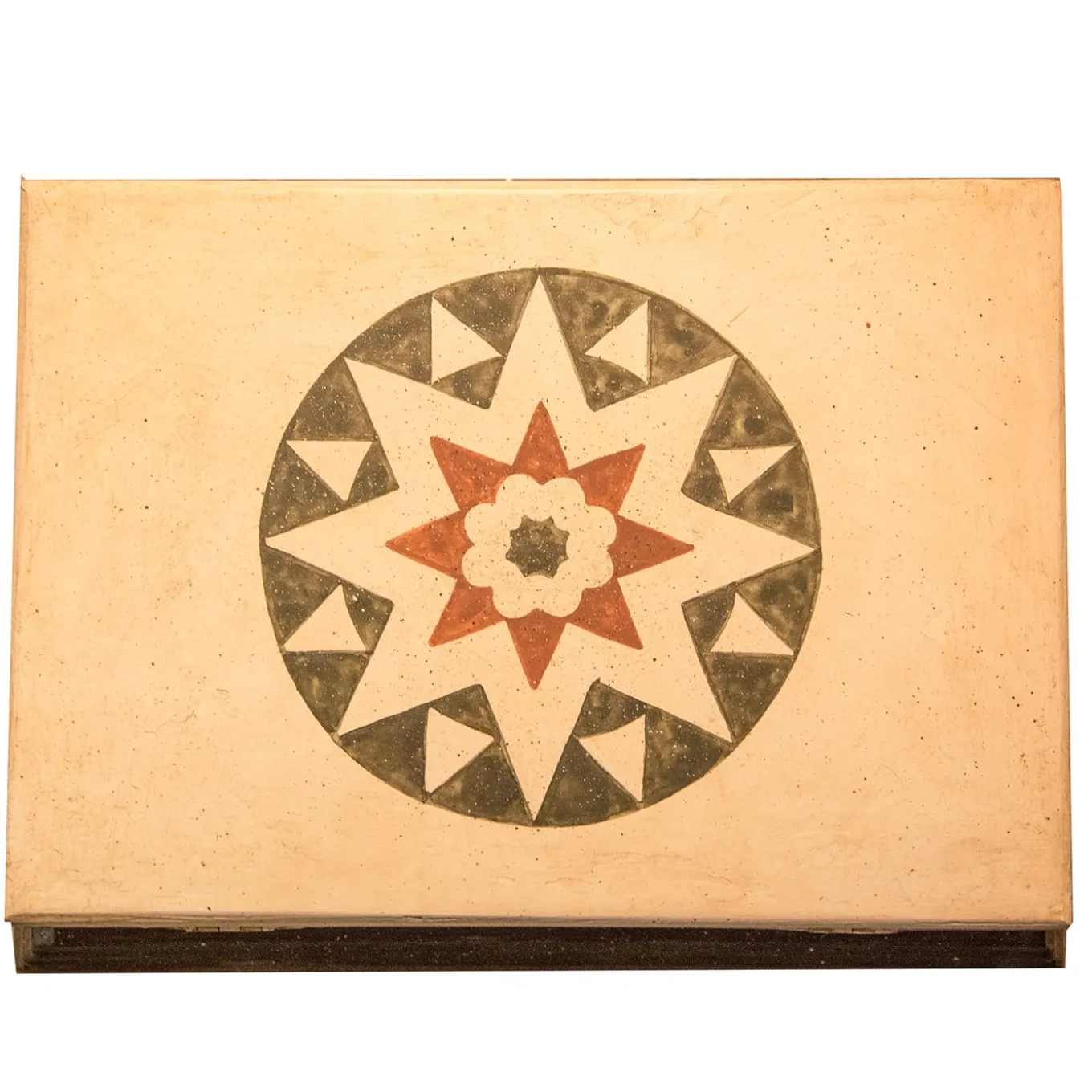 Scrigno per gioielli bianco e rosa