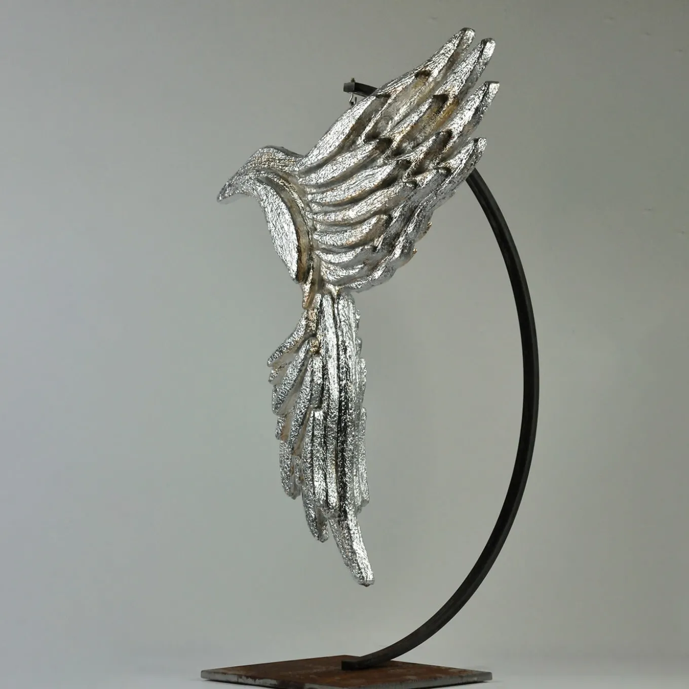 Scultura argentea Fly Away