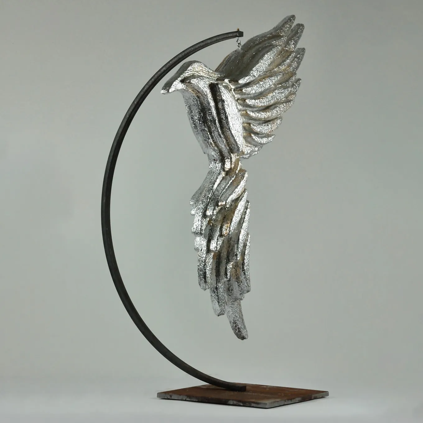 Scultura argentea Fly Away
