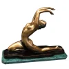 Scultura Ballerina Francese in Bronzo