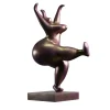 Scultura Ballerina Moderna in bronzo