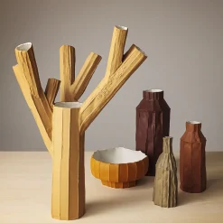 Scultura BOSCO Corteccia C11/Giallo sole